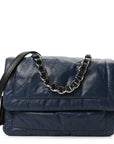 Lambskin The Pillow Bag Blue Sea