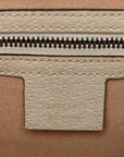 GG Supreme Monogram Small Queen Margaret Top Handle Bag White
