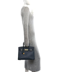 Epsom Birkin 30 Bleu Indigo