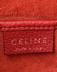 Drummed Calfskin Nano Luggage Merlot