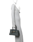 Evercolor Shoulder Birkin Light 29 Vert Mangrove