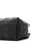 Calfskin Macrocannage Medium Toujours Black