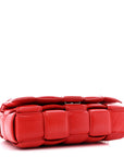 Lambskin Maxi Intreccio Padded Chain Cassette Crossbody Bag Nail Polish