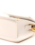 Smooth Calfskin Le Chiquito Moyen White