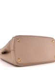 Saffiano Small Galleria Double Zip Tote Cammeo