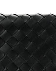 Calfskin Nappa Intrecciato Candy Wallace Black