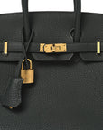 Togo Birkin 25 Vert Fonce