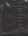Snakeskin Rock and Chain Hobo Black