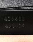 Calfskin Matelasse Aria Super Mini GG Marmont Shoulder Bag Black