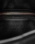 Nappa Maxi Intreccio Padded Cassette Crossbody Bag Black