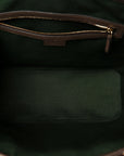 GG Supreme Monogram Textured Calfskin Web Small Ophidia Shoulder Tote Bag Beige Ebony New Acero