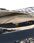 Oblique Saddle Bag Blue