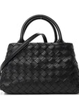 Nappa Intrecciato Small Tote Black