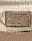 Calfskin Large Puzzle Edge Bag Sand