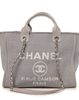 Mixed Fibers Small Deauville Tote Light Grey
