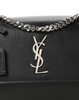 Calfskin Medium Monogram Sunset Black