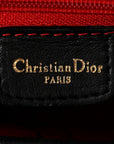 Lambskin Cannage Large Lady D1OR Black