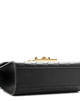 GCCIssima Small Padlock Shoulder Bag Black