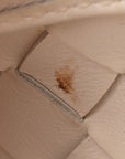 Patent Nappa Intrecciato Mini Loop Camera Bag White