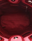 Canvas Mini Deauville Tote Red