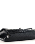 Glazed Calfskin Quilted 2.55 Reissue 226 Flap So Black