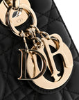 Lambskin Cannage Small My ABCD1OR Lady D1OR Black