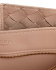 Nappa Intrecciato Medium Andiamo Shoulder Bag Lotus