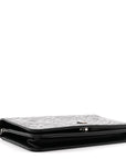 Caviar Camellia Embossed Wallet On Chain WOC Black