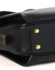 Smooth Calfskin Medium Le 7 Shoulder Bag Black