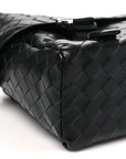 Nappa Intrecciato Postino Messenger Black