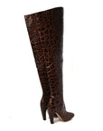 Croc Effect Canalazzo Over The Knee Boots 39 Barrel