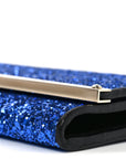 Glitter Milla Wallet on Chain Navy