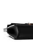 Box Calfskin 30 Montaigne Flap Bag Black