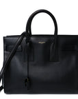 Calfskin Small Sac De Jour Black