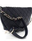 Caviar Quilted Business Affinity Waist Belt Bag Navy