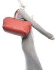 Nappa Intrecciato Brick Tote Pompei