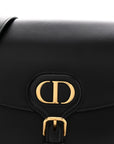 Box Calfskin Medium Bobby Flap Black