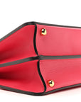 Vitello Seta Shiny Nappa Small Peekaboo I SEE U Satchel Lampone Light Rose