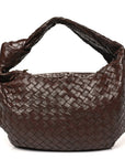 Nappa Intrecciato Small Jodie Brown