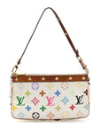 Monogram Multicolor Pochette Accessories White