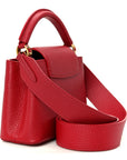 Taurillon Mini Capucines Scarlet