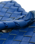 Nappa Intrecciato Medium Olimpia Shoulder Bag Blue