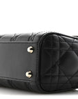 Lambskin Cannage Mini Lady D1OR Black