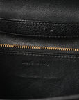 Goatskin Medium Classic Box Flap Bag Black