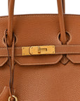 Togo Birkin 35 Gold