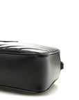 Calfskin Matelasse Monogram Monochrome Lou Camera Bag Black