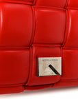 Lambskin Maxi Intreccio Padded Chain Cassette Crossbody Bag Nail Polish