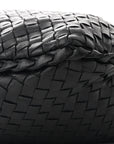 Nappa Intrecciato Medium Veneta Hobo Black