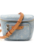 Monogram Denim Mini Bumbag Sky Blue