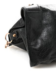 Agneau Giant 21 Rose Gold Hardware Part Time Black